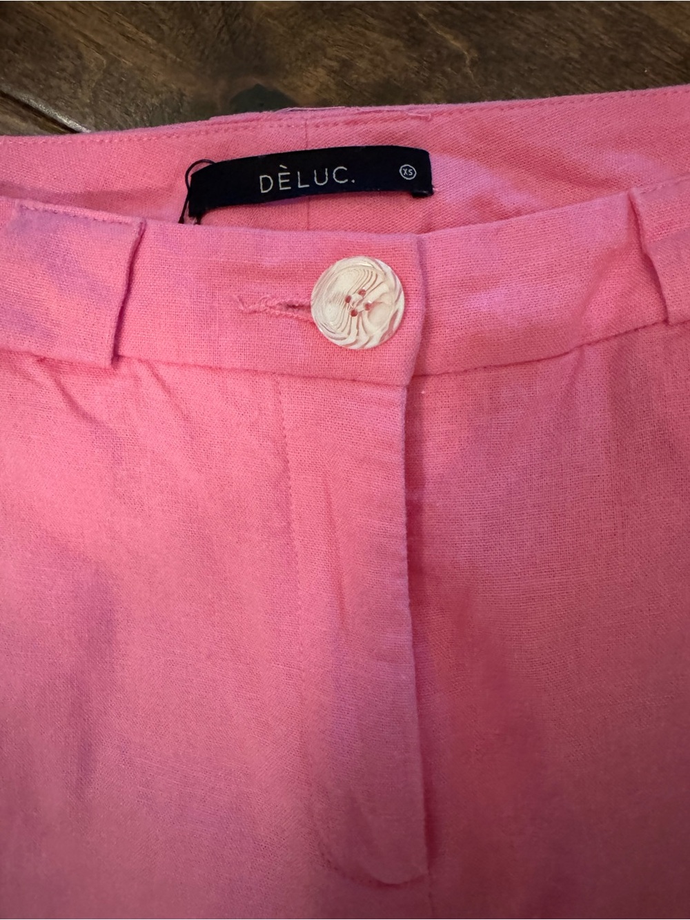 Déluc Pink Linen Pants